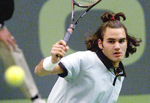 Roger Federer young