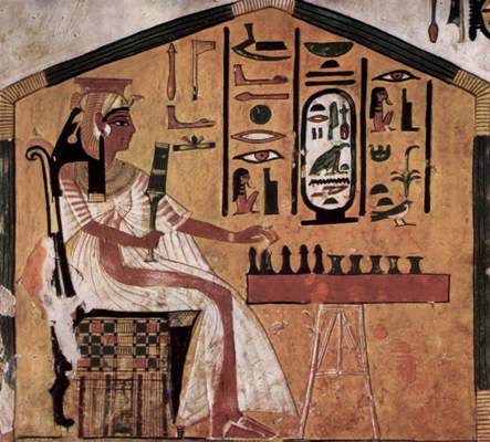 Pintor de câmara grave de Nefertiti