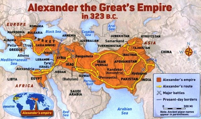 alexander the great map for kids 21 Interesting Facts About Alexander The Great Ohfact alexander the great map for kids