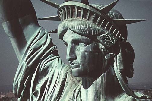 statue of liberty face