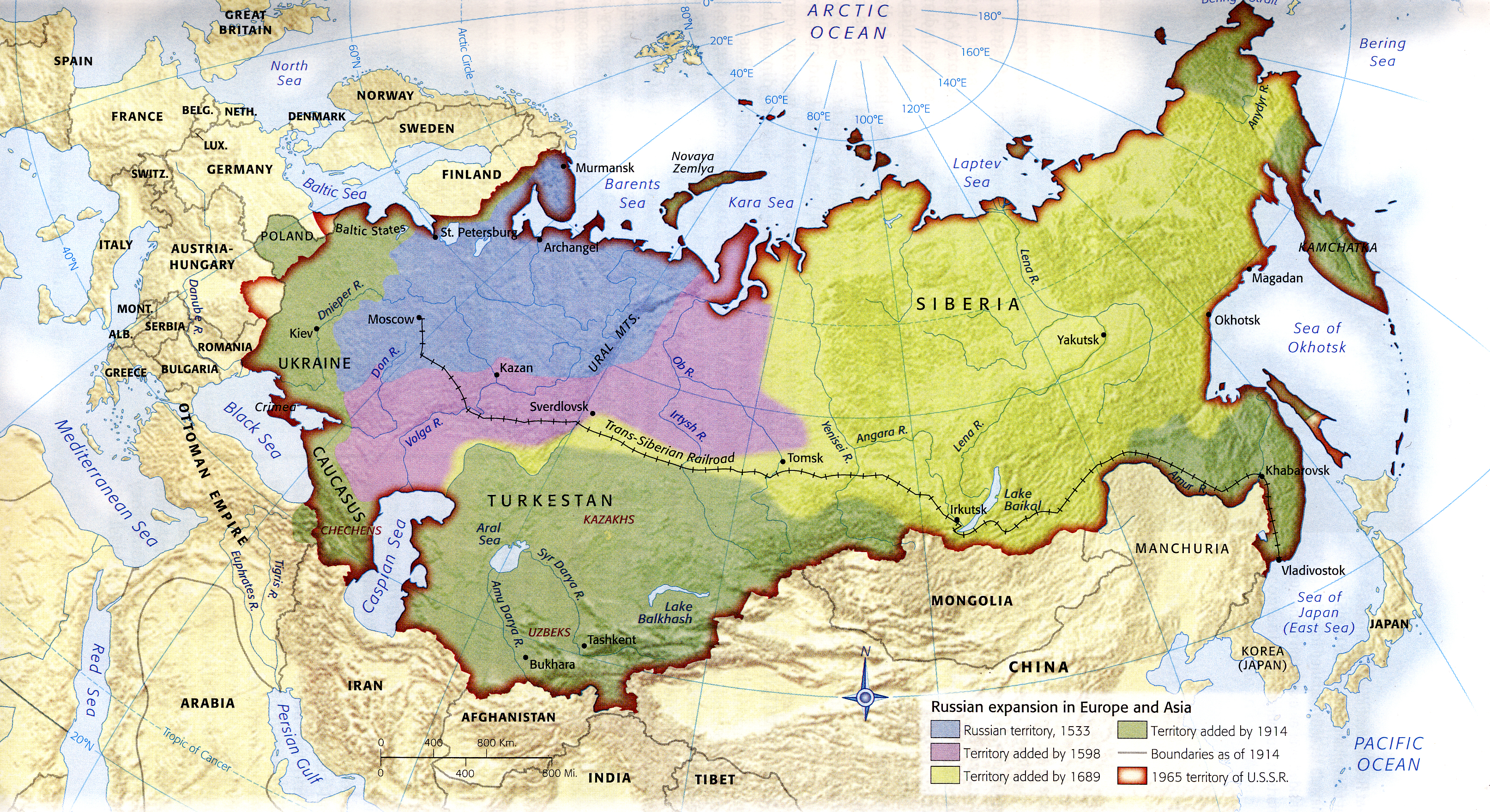 Russian Empire, History, Facts, Flag, Expansion, & Map