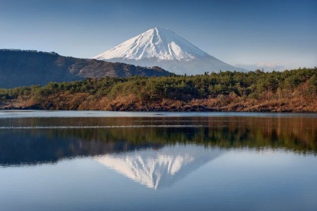 Lago Saiko e Monte  Fuji, Japão