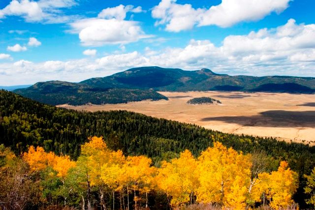 Valles Caldera region in New Mexico