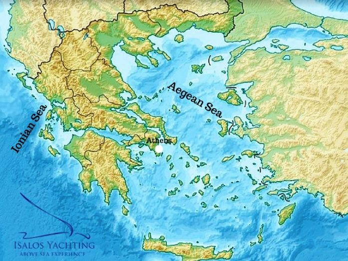 Aegean Sea On Map